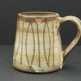 Chope a bière en céramique vintage 1960 Jacques Pouchain Atelier Dieulefit