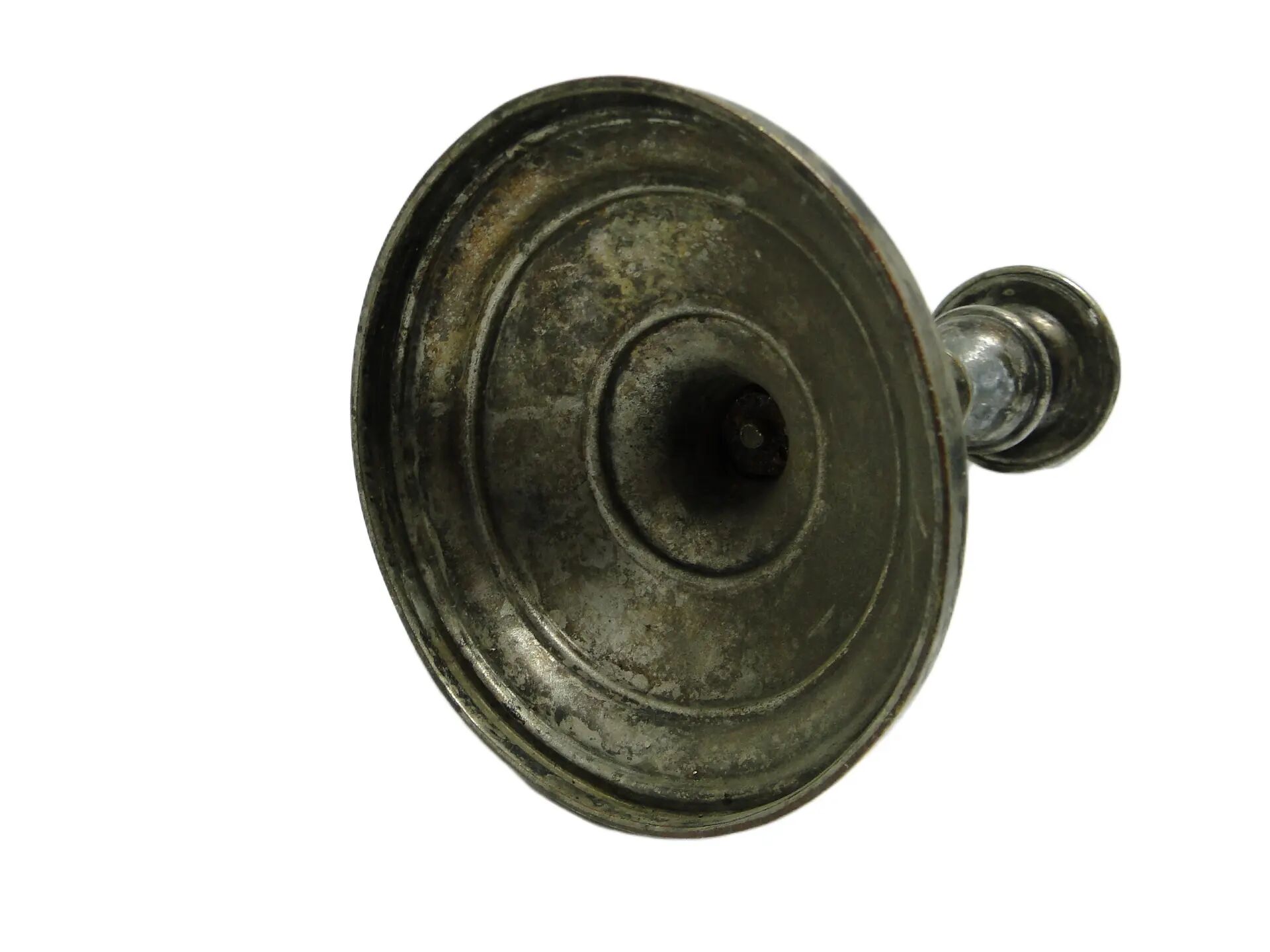 Empire candlestick, silver-plated brass, Austria, early 20th century