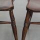 Set of 4 Antique English Oxford Dining/Kitchen Chairs