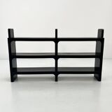 Modular black shelf by Olaf Von Bohr for Kartell, 1970