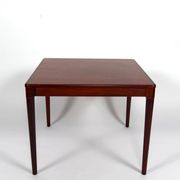 Scandinavian coffee table in exotic wood, around 1960.
