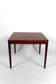 Scandinavian coffee table in exotic wood, around 1960.