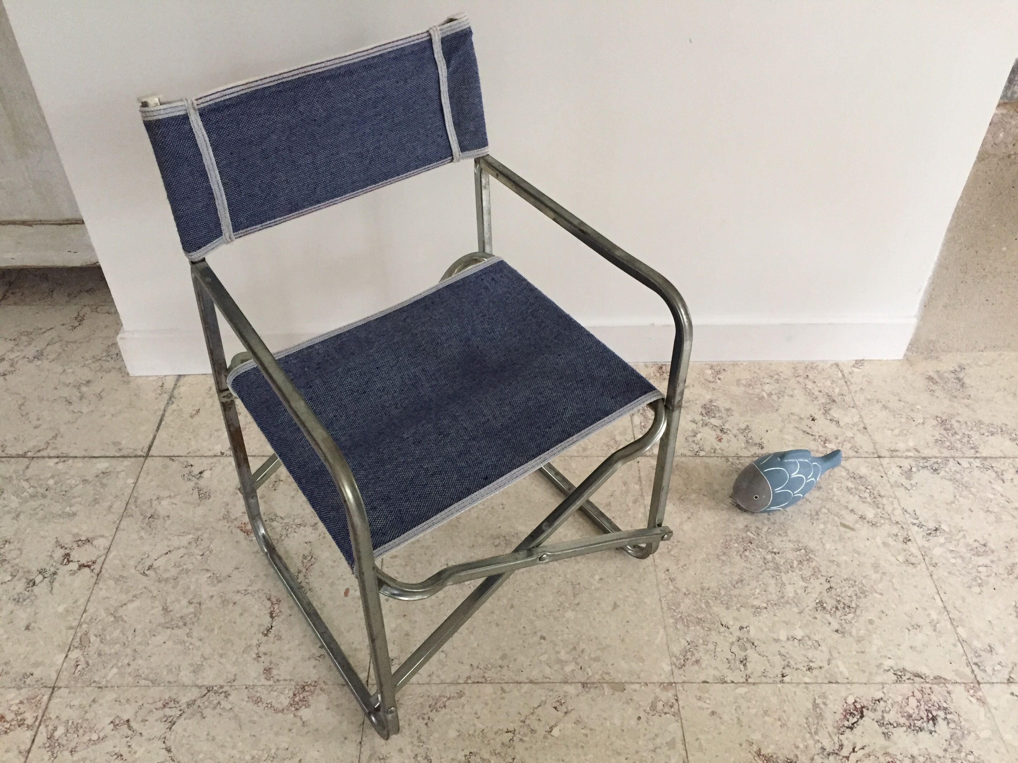 Vintage folding armchair for children