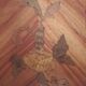 Pair of Louis XV style bedside tables in marquetry
