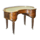 Bureau Kidney de Campagne Militaire Regency de Gillow's of Lancaster avec Galerie en Laiton