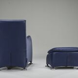 Set of Loge Lounge Chair & Ottoman by Gerard Van Den Berg for Montis, 1990s