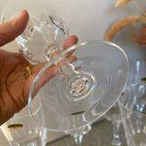 6 verres à vin Cristal d’Arques