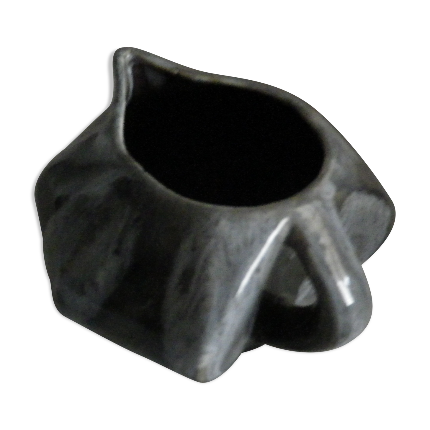 Pot à lait marbré gris