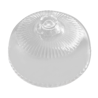 Glass bell round cap