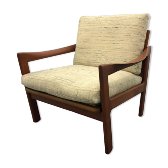 Fauteuil par Illum Walkelsø pour Niels Eilersen années 1960,