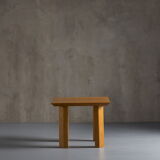 Square oak dining table, Germany, 1970s