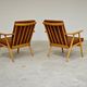Pair of Boomerang Ton armchairs (Thonet) by Antonin Suman 1960