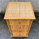 Maugrion weekly planner for Roche Bobois, wood and rattan, 1980s