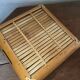 Lot de 3 plateaux osier et bambou.
