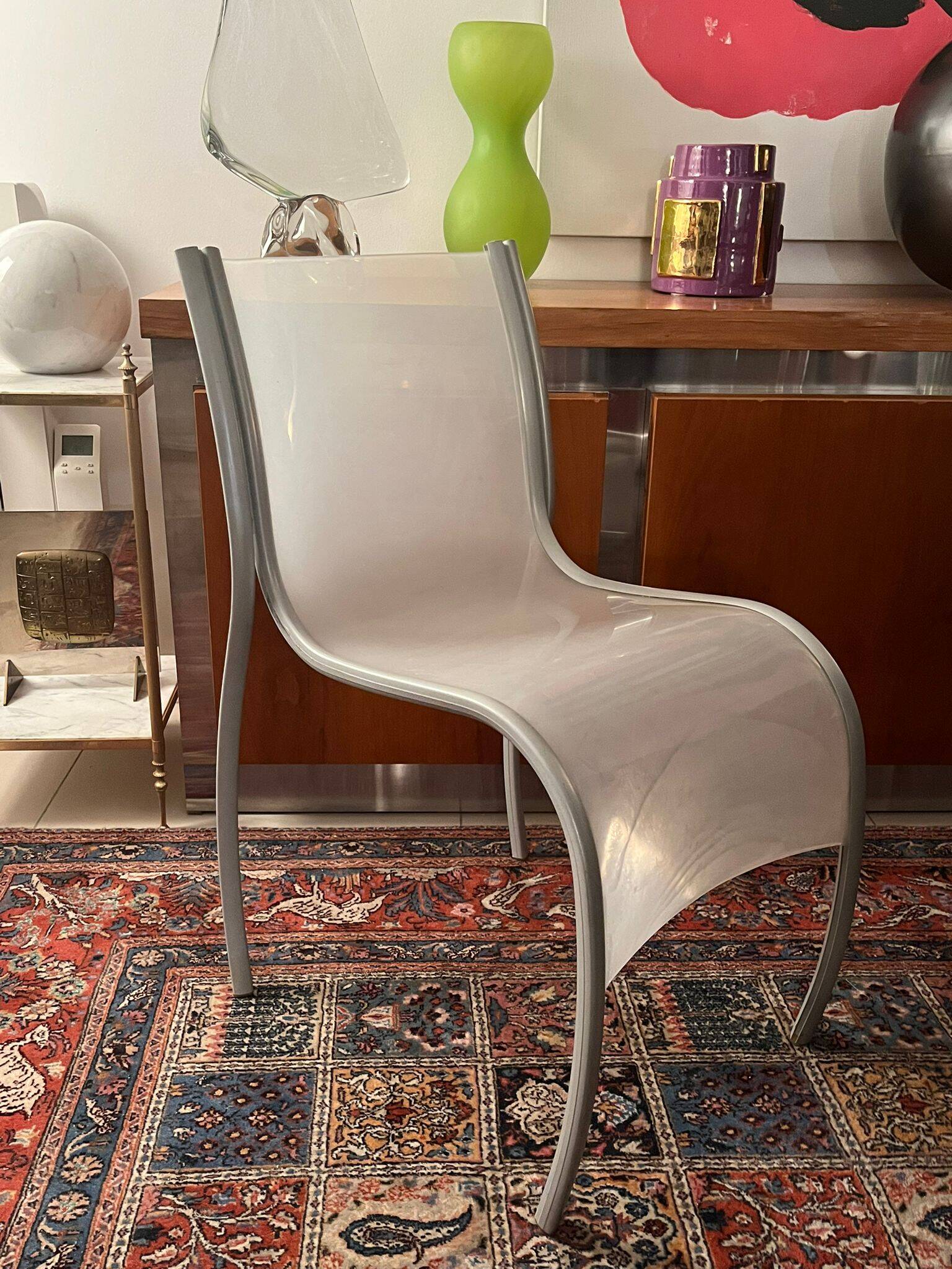 Set of 4 KARTELL FPE chai chairs By Ron Arad