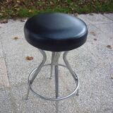 Black skai workshop stool