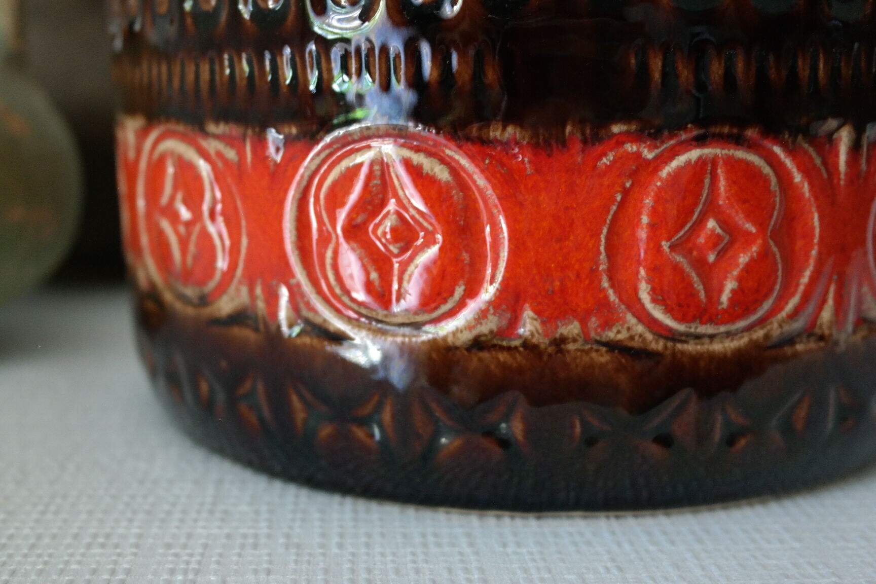 Vintage West Germany ceramic jar