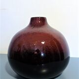 Violet blown bubble vase, 1960
