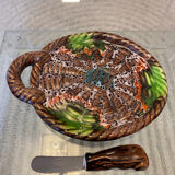 Vallauris butter plate with its knife
