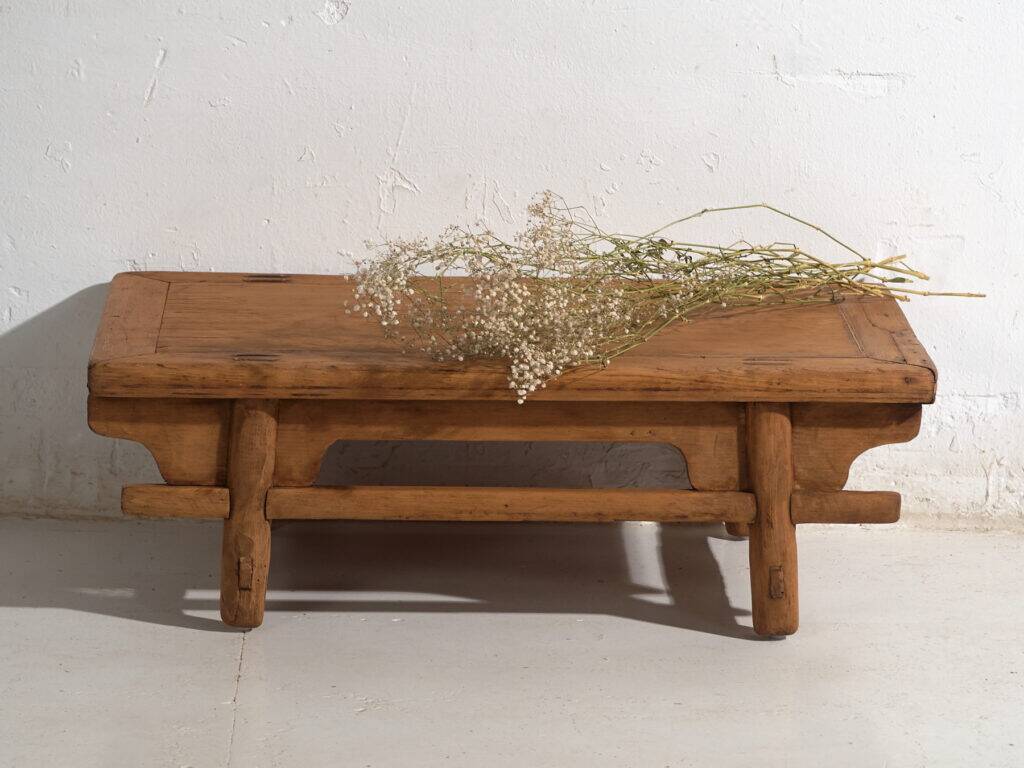 Antique pine coffee table – China, circa 1930