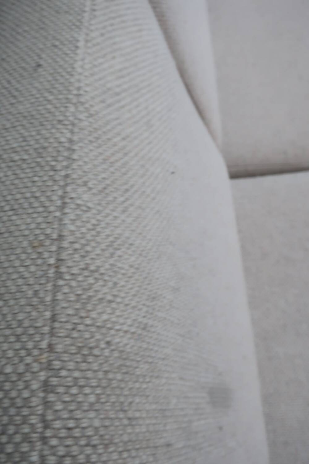Scandinavian sofa in oak and wool from the 60s