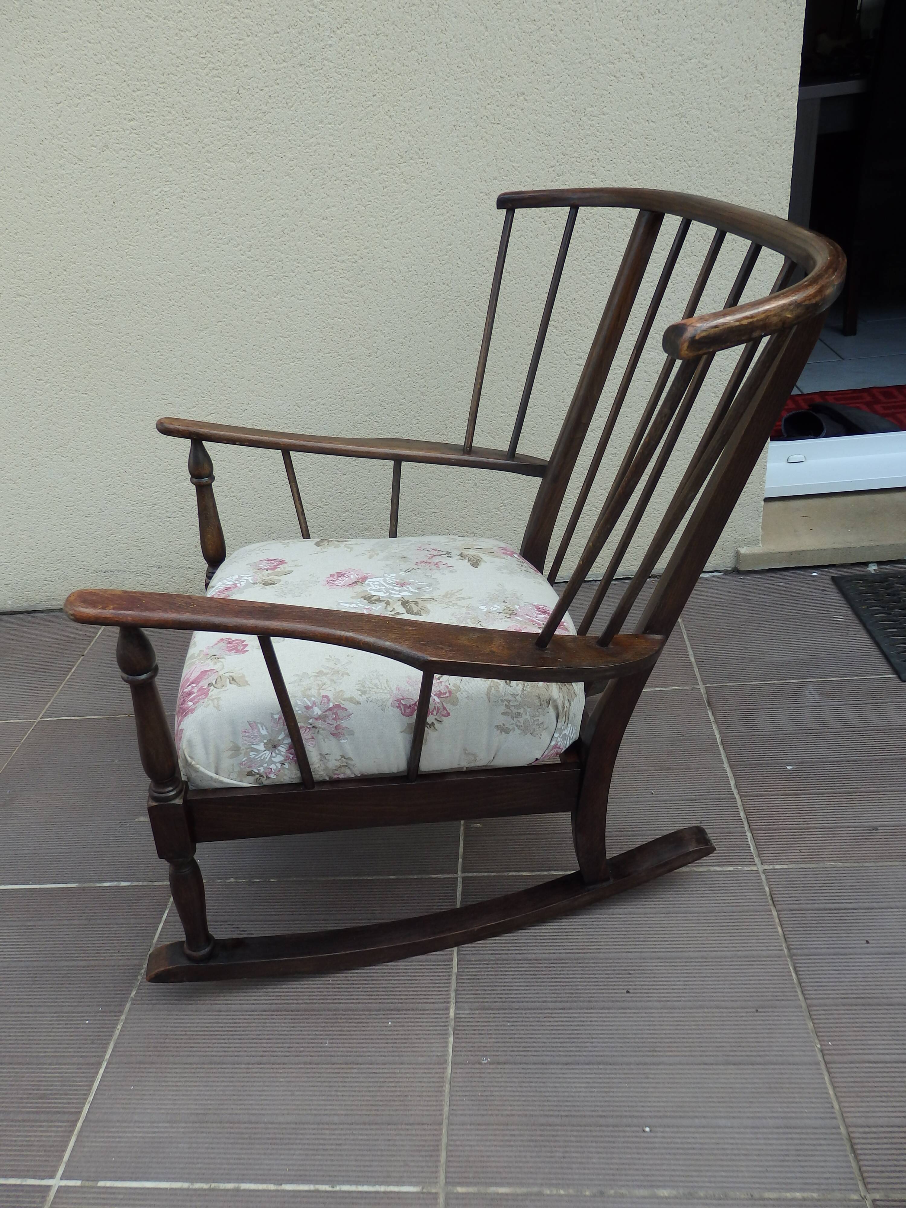 Baumann vintage rocking-chair vintage 60 years