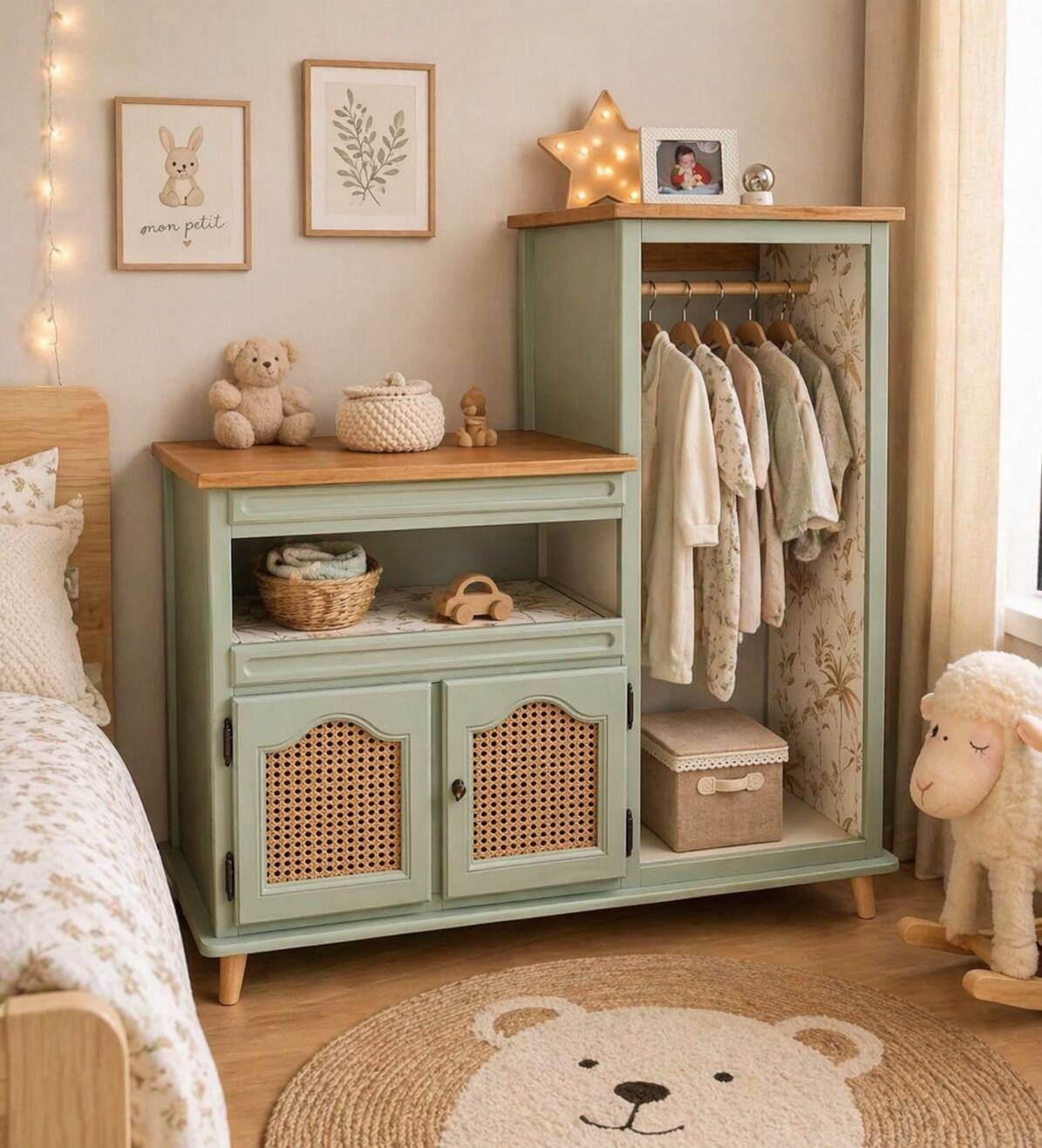 Children's wardrobe cupboard