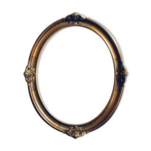 Encadrement ovale art-nouveau