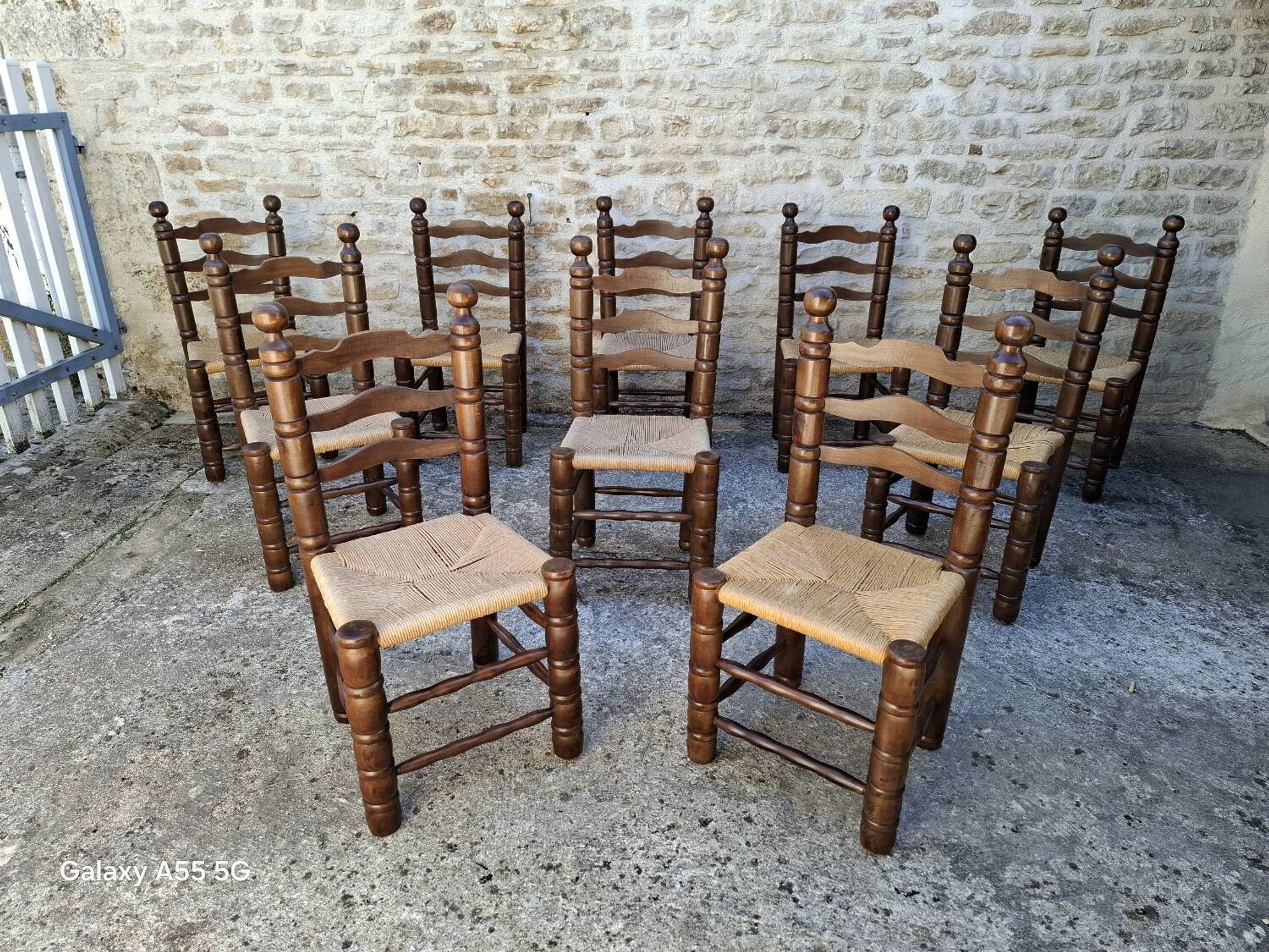 Chaises style Charles Dudouyt