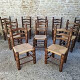 Chaises style Charles Dudouyt