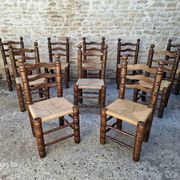 Chaises style Charles Dudouyt