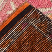 3x13 Soft Orange Wool Runner Rug, Traditional Nomadic Weave, 83x392Cm