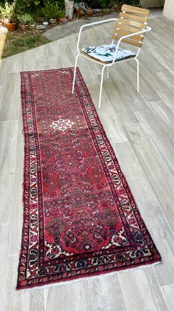 Tapis de couloir oriental époque Art déco