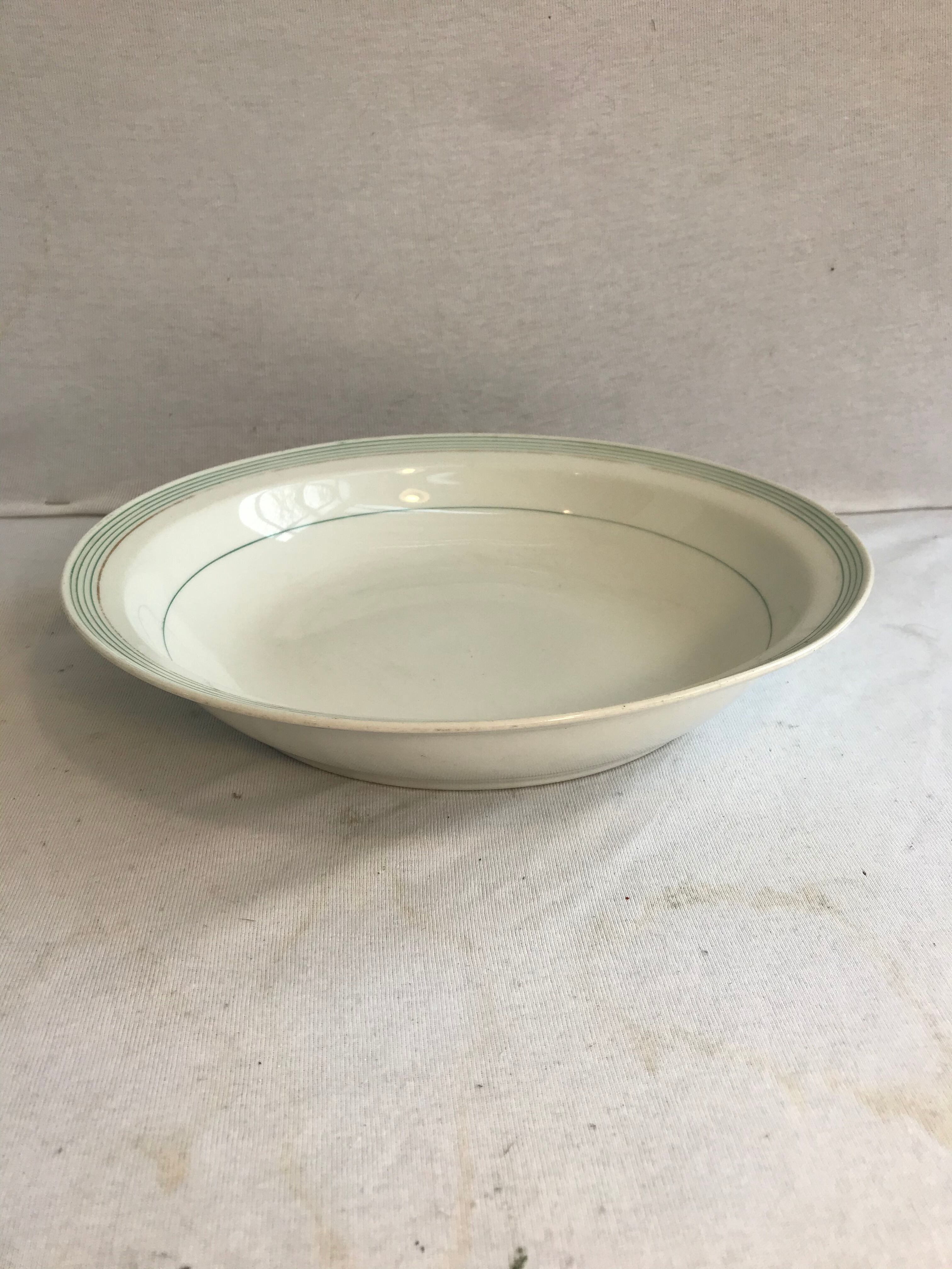 Old plate gs porcelain