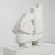 French Artist, Large Abstract Organic Sculpture, 1970s, Marble