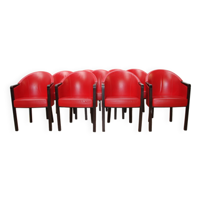 Suite de 10 fauteuils Diamond, Poltrona Frau