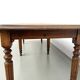 Table en chêne massif à 6 pieds tournés (1900)