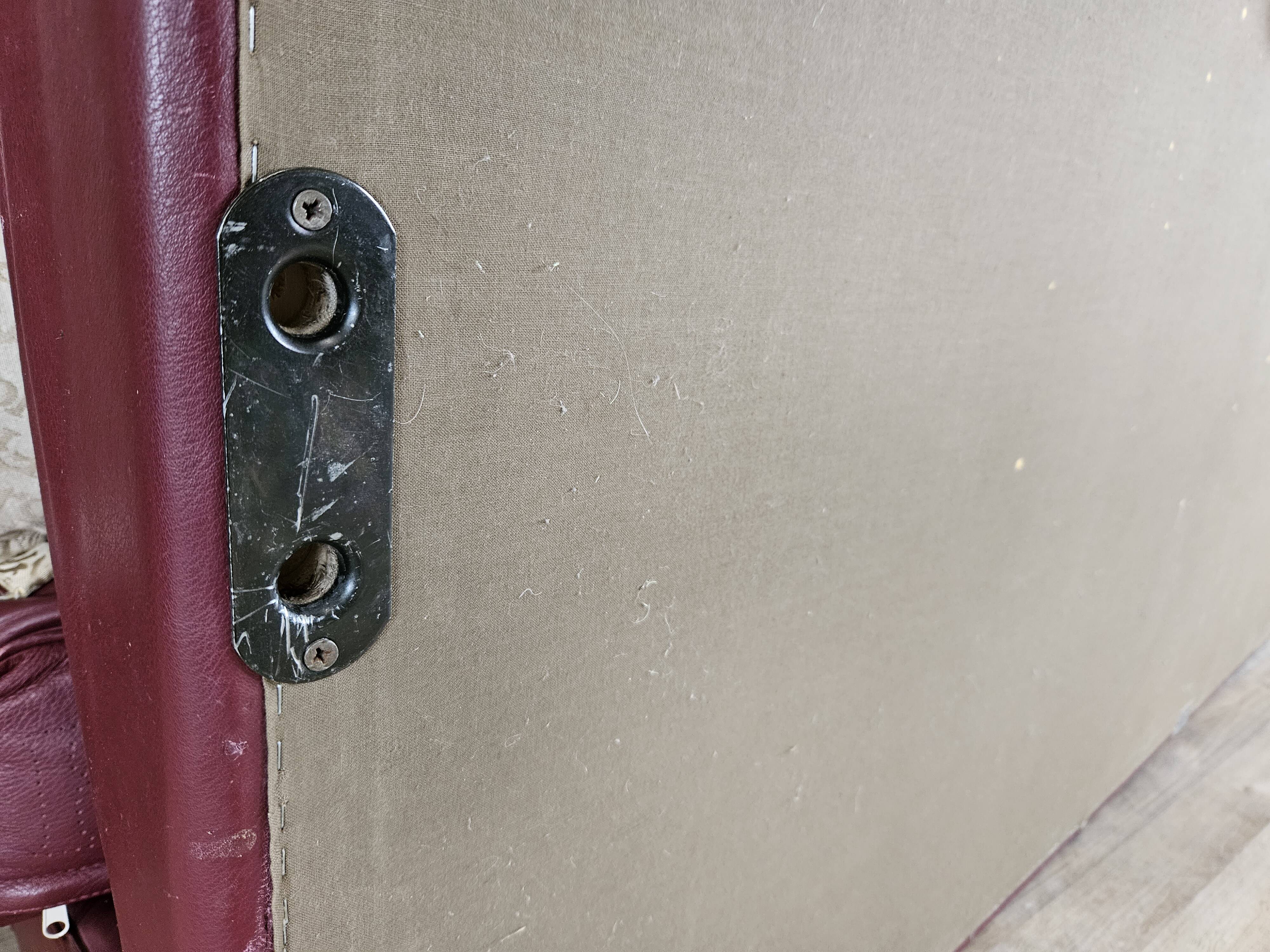 Canapé d'angle modulable Socrates en cuir bordeaux par Poltrona Frau, 1970