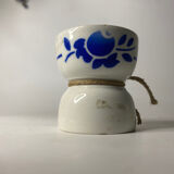 Coquetier bleu digoin