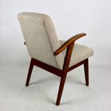 Armchair chair 300-123, design by M. Puchała beige boucle