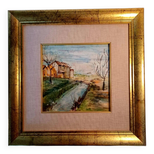 Carreau de céramique - main