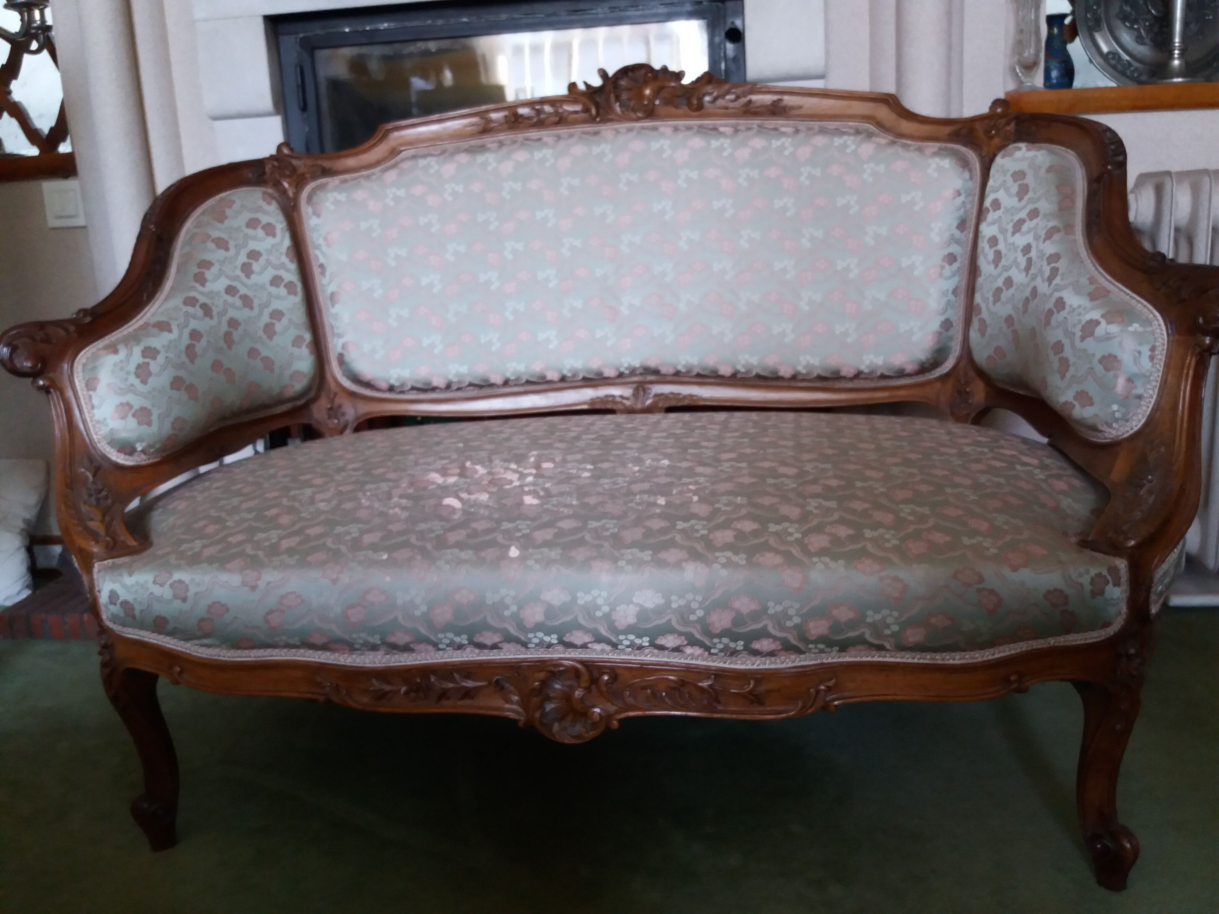 Lot salon complet style Louis XV