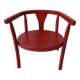 Baumann wooden children's armchair, Liberty cushion, 1950s