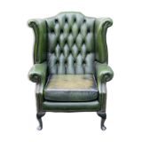 Fauteuil chesterfiel, années 80