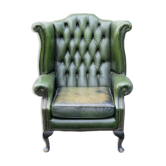 Fauteuil chesterfiel, années 80
