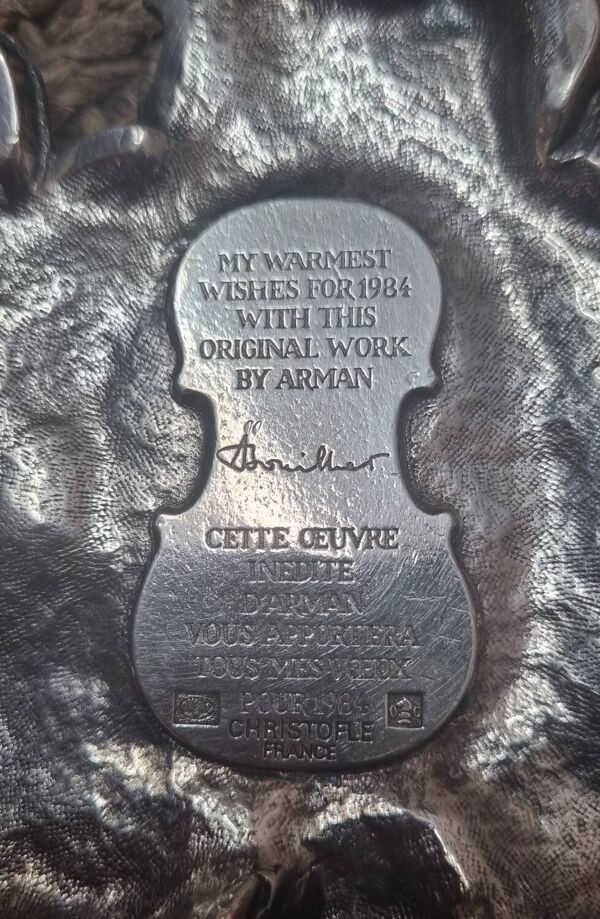 Presse papier d'Arman pour Christofle