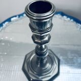 Antique silver plated Grenadier candle holder made in England