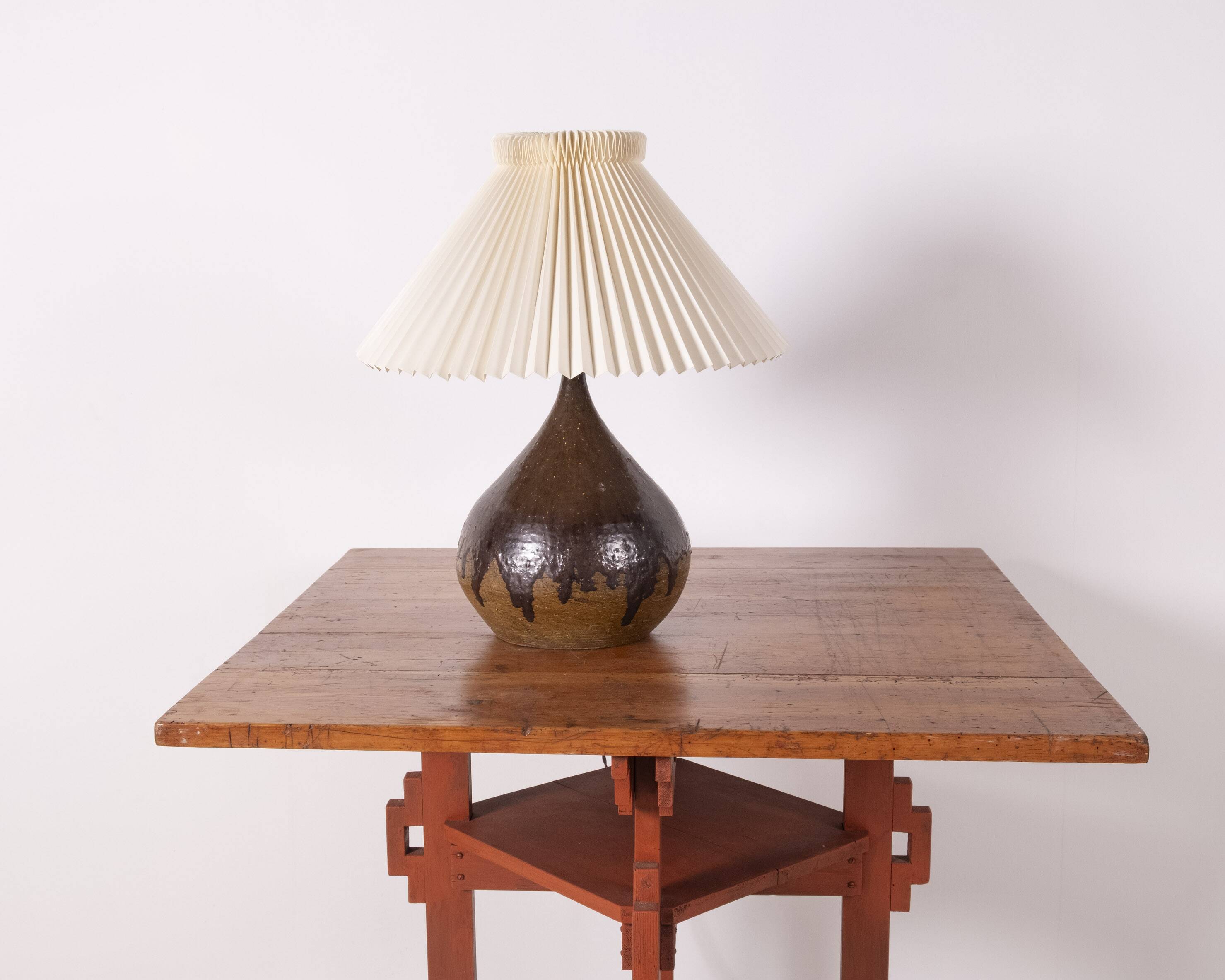Lampe de table en céramique Flemming Ross, Danemark, années 1960