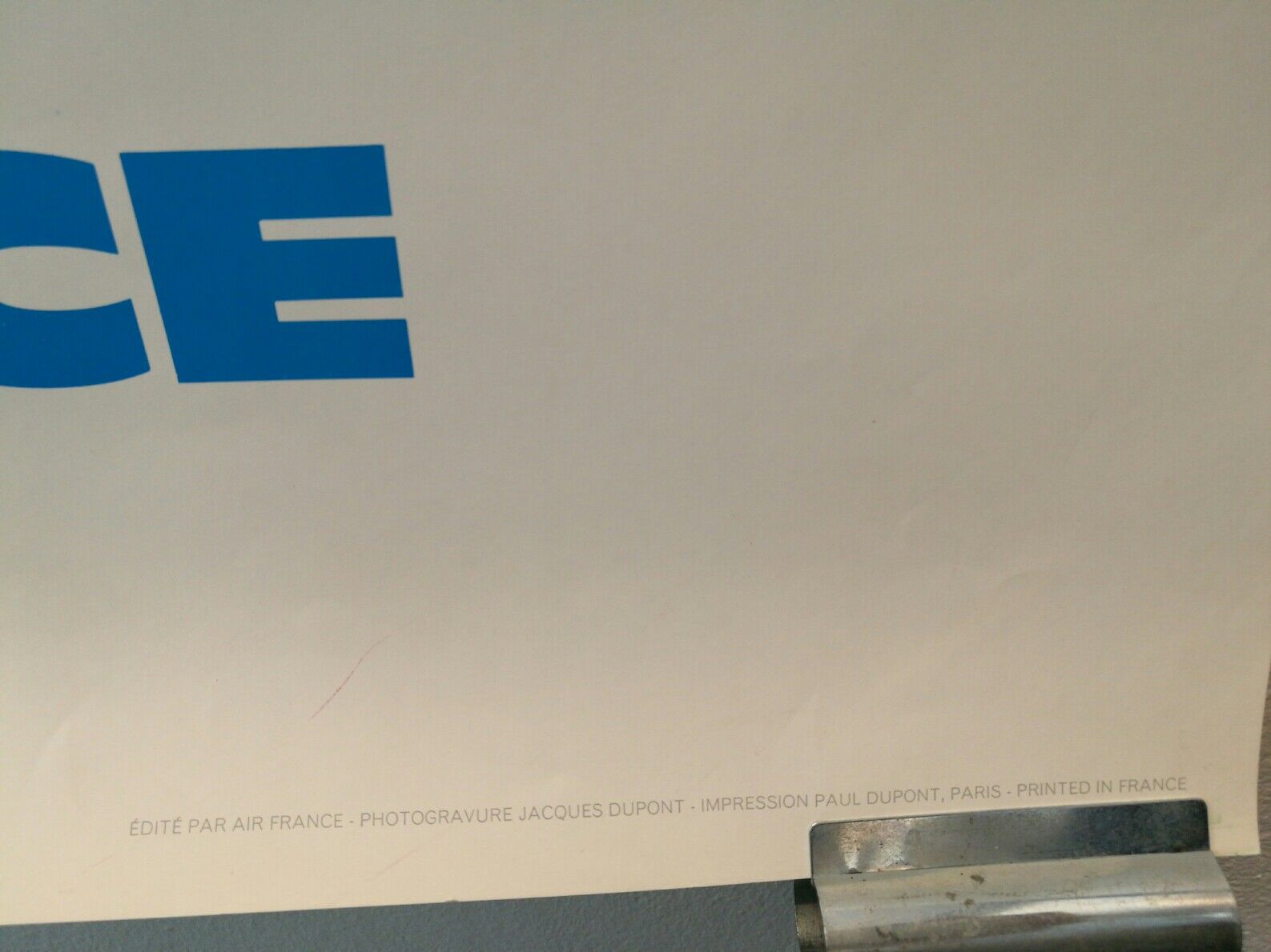 Original poster Air France Circa 1970