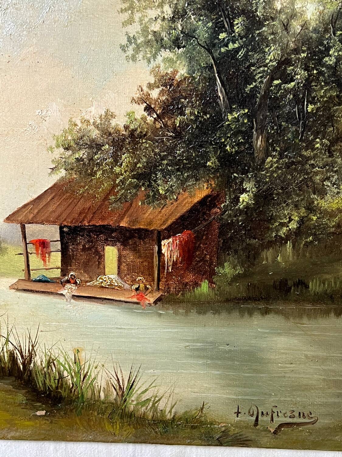 Pair of oils on canvas